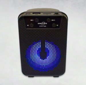 Mini bocina Bluetooth recargable radio USB SD led
